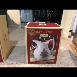 Spode. Christmas Pitcher